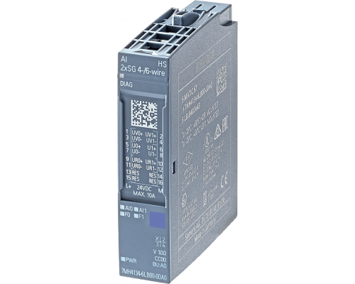 Siemens 7MH4134-6LB00-0DA0 Аналоговый модуль ввода Simatic ET 200SP, AI 2x SG, 4/6-проводной, 28/16 бит Siemens 7MH4134-6LB00-0DA0 Аналоговый модуль ввода Simatic ET 200SP, AI 2x SG, 4/6-проводной, 28/16 бит