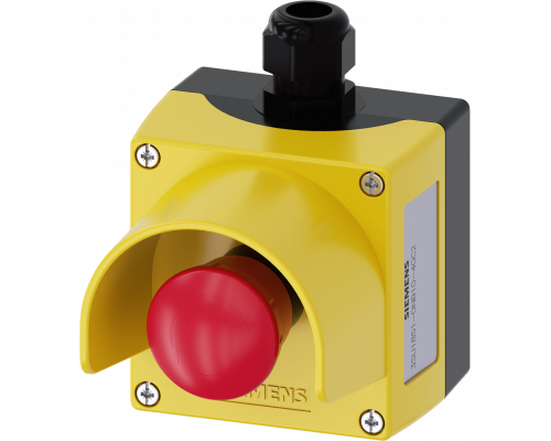 Siemens 3SU1851-0NB10-4GC2 Корпус для командных устройств с AS-интерфейсом, 22 мм, металлический, желтый, с защитным ободом Siemens 3SU1851-0NB10-4GC2 Корпус для командных устройств с AS-интерфейсом, 22 мм, металлический, желтый, с защитным ободом