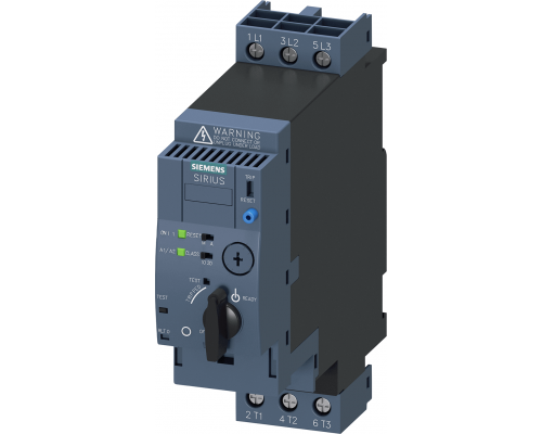 Siemens 3RA6120-1DB34 Пускатель для прямого пуска, Ui 690B, 24B AC/DC, 3-12A, IP20 Siemens 3RA6120-1DB34 Пускатель для прямого пуска, Ui 690B, 24B AC/DC, 3-12A, IP20