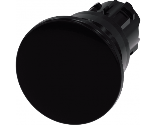 Siemens 3SU1000-1BD10-0AA0 Актуатор грибовидной кнопки, 22mm, кругл., пластик, кнопка чёрная, 40mm, без фиксации Siemens 3SU1000-1BD10-0AA0 Актуатор грибовидной кнопки, 22mm, кругл., пластик, кнопка чёрная, 40mm, без фиксации