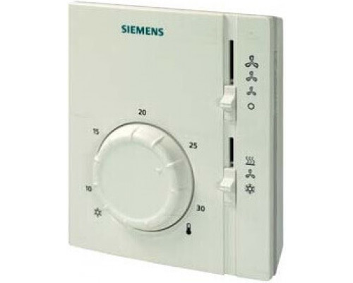 Siemens RAB31.1 Термостат комнатный электромеханический для фэнкойлов, 4-трубный (нагрев/охлаждение/вентилятор) Siemens RAB31.1 Термостат комнатный электромеханический для фэнкойлов, 4-трубный (нагрев/охлаждение/вентилятор)