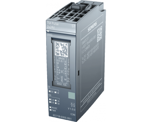 Siemens 6ES7138-6DB00-0BB1 Технологический модуль Simatic ET 200SP TM Pulse 2x24V, ШИМ/импульсный выход Siemens 6ES7138-6DB00-0BB1 Технологический модуль Simatic ET 200SP TM Pulse 2x24V, ШИМ/импульсный выход