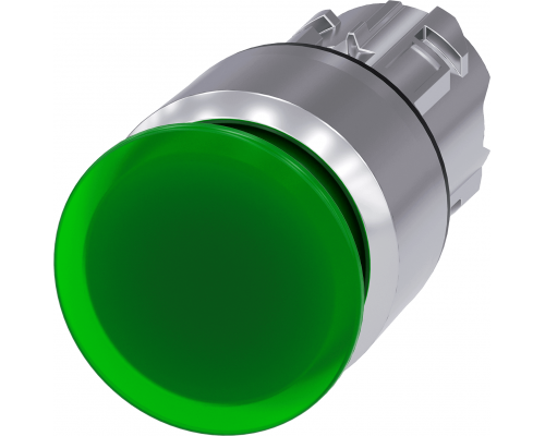 Siemens 3SU1051-1AA40-0AA0 Актуатор грибовидной кнопки с подсветкой, 22 мм, металл, зеленая кнопка, 30 мм, с фиксацией Siemens 3SU1051-1AA40-0AA0 Актуатор грибовидной кнопки с подсветкой, 22 мм, металл, зеленая кнопка, 30 мм, с фиксацией