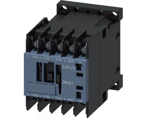 Siemens 3RH2131-4AR60 Вспомогательный контактор, 3но+1нз, 400В AC, S00, выводы под кольцевые наконечники Siemens 3RH2131-4AR60 Вспомогательный контактор, 3но+1нз, 400В AC, S00, выводы под кольцевые наконечники