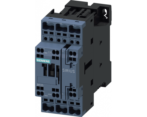 Siemens 3RT2526-2NF30 Контактор 4 полюса, 2но+2нз, AC-3 11кВт/400В, AC-1 40A/35A, 95-130В Siemens 3RT2526-2NF30 Контактор 4 полюса, 2но+2нз, AC-3 11кВт/400В, AC-1 40A/35A, 95-130В