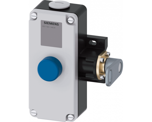 Siemens 3SE7160-1AE00 Тросовый выключатель, металлический корпус, 2xM25x1,5, 2НО+2НЗ, с фиксацией EN419, разблокировка кнопкой, двустороннее управление, до 100m Siemens 3SE7160-1AE00 Тросовый выключатель, металлический корпус, 2xM25x1,5, 2НО+2НЗ, с фиксацией EN419, разблокировка кнопкой, двустороннее управление, до 100m
