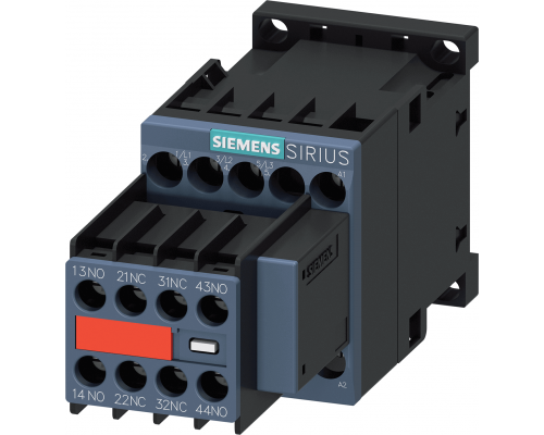 Siemens 3RT2016-1CP04-3MA0 Контактор, 3 полюса, AC-3, 4 кВт/400 В, с блоком-контактами 2NO+2NC, 230 В AC, 50/60 Гц, с варистором Siemens 3RT2016-1CP04-3MA0 Контактор, 3 полюса, AC-3, 4 кВт/400 В, с блоком-контактами 2NO+2NC, 230 В AC, 50/60 Гц, с варистором