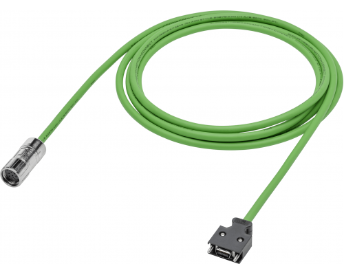 Siemens 6FX3002-2CT12-1AF0 Кабель для передачи сигнала инкрементного датчика TTL, 5 метров, Motion-Connect 300 Siemens 6FX3002-2CT12-1AF0 Кабель для передачи сигнала инкрементного датчика TTL, 5 метров, Motion-Connect 300