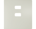 Siemens 5TG1378-0TW Накладка двойного USB подключения белого титана цвета Siemens 5TG1378-0TW Накладка двойного USB подключения белого титана цвета