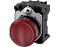 Siemens 3SU1106-6AA20-1AA0 Световой индикатор, 22mm, круглый, пластик, красный матовый рассеиватель, с держателем Siemens 3SU1106-6AA20-1AA0 Световой индикатор, 22mm, круглый, пластик, красный матовый рассеиватель, с держателем