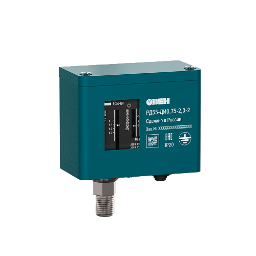 ОВЕН РД55-ДИ реле избыточного давления для насосов, систем водоснабжения и котельных ОВЕН РД55-ДИ реле избыточного давления для насосов, систем водоснабжения и котельных