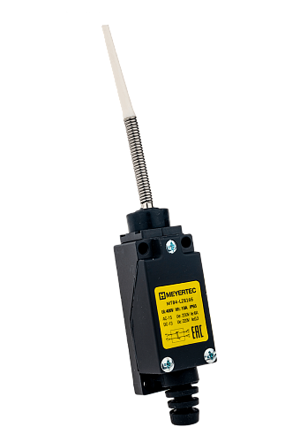 MTB4-LZ8166 Выключатель концевой, IP65, пружинный с диэлектриком MTB4-LZ8166 Выключатель концевой, IP65, пружинный с диэлектриком