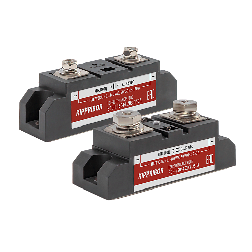 ОВЕН BDH-xx44.ZD3 и SBDH-xx44.ZD3 твердотельные реле для коммутации мощной нагрузки в корпусе промышленного стандарта ОВЕН BDH-xx44.ZD3 и SBDH-xx44.ZD3 твердотельные реле для коммутации мощной нагрузки в корпусе промышленного стандарта