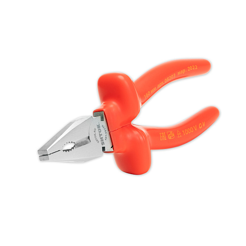 KEAZ Пассатижи диэлектрические 1000В 160 мм, SHTOK. 08203 KEAZ Пассатижи диэлектрические 1000В 160 мм, SHTOK. 08203