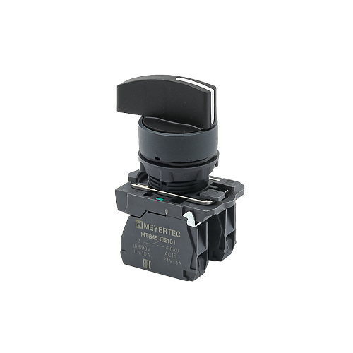 MTB5-AJ33 Переключатель на 3 положения с фиксацией, длинная ручка, 2NO, IP65, пластик MTB5-AJ33 Переключатель на 3 положения с фиксацией, длинная ручка, 2NO, IP65, пластик