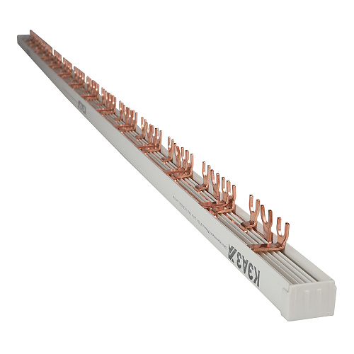 KEAZ Шина соединительная FORK(вилка)-4Р-63А-(дл.1м)-КЭАЗ KEAZ Шина соединительная FORK(вилка)-4Р-63А-(дл.1м)-КЭАЗ