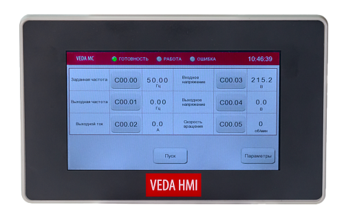 HMI панель для преобразователя частоты VEDA VFD — PBV10101 HMI панель для преобразователя частоты VEDA VFD — PBV10101