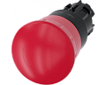 Siemens 3SU1000-1HB20-0AA0 Актуатор грибовидной кнопки, 22 мм, пластик, красная кнопка, фиксация, поворотная деблокировка Siemens 3SU1000-1HB20-0AA0 Актуатор грибовидной кнопки, 22 мм, пластик, красная кнопка, фиксация, поворотная деблокировка