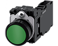 Siemens 3SU1100-0AB40-1FA0 Кнопка, 22 мм, круглая, пластик, зеленая, плоская, контакты мгновенного действия Siemens 3SU1100-0AB40-1FA0 Кнопка, 22 мм, круглая, пластик, зеленая, плоская, контакты мгновенного действия