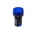 MT22-S76 Сигнальная LED лампа, синий, 380V AC IP65 MT22-S76 Сигнальная LED лампа, синий, 380V AC IP65