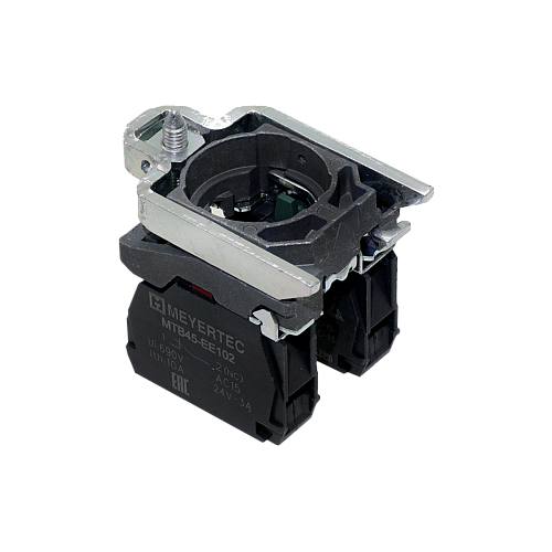 MTB4-BZ105 Основание с блок-контактом, 1NO+1NC, металл MTB4-BZ105 Основание с блок-контактом, 1NO+1NC, металл