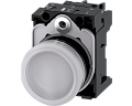 Siemens 3SU1102-6AA60-1AA0 Световой индикатор, 22mm, круглый, белый матовый рассеиватель, с держателем, модуль подсветки Siemens 3SU1102-6AA60-1AA0 Световой индикатор, 22mm, круглый, белый матовый рассеиватель, с держателем, модуль подсветки