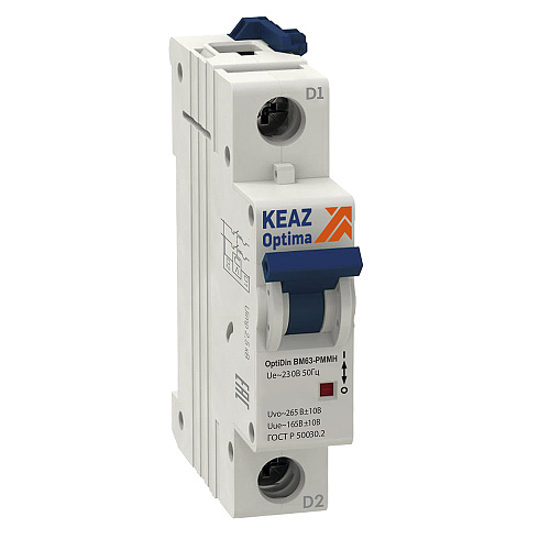KEAZ Расцепитель минимального и максимального напряжения OptiDin ВМ63-РММН KEAZ Расцепитель минимального и максимального напряжения OptiDin ВМ63-РММН