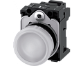 Siemens 3SU1156-6AA60-3AA0 Световой индикатор, 22mm, круглый, металлический, белый матовый рассеиватель, с держателем Siemens 3SU1156-6AA60-3AA0 Световой индикатор, 22mm, круглый, металлический, белый матовый рассеиватель, с держателем