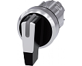 Siemens 3SU1052-2CM60-0AA0 Актуатор поворотного переключателя с подсветкой, 22мм, круглый, металл, рукоятка черная, 3 положения Siemens 3SU1052-2CM60-0AA0 Актуатор поворотного переключателя с подсветкой, 22мм, круглый, металл, рукоятка черная, 3 положения
