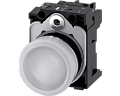 Siemens 3SU1153-6AA60-1AA0 Световой индикатор, 22mm, круглый, металлический, белый матовый рассеиватель, с держателем Siemens 3SU1153-6AA60-1AA0 Световой индикатор, 22mm, круглый, металлический, белый матовый рассеиватель, с держателем