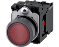 Siemens 3SU1132-0AB20-1CA0 Кнопка с подсветкой, 22mm, круглая, пластик с металлическим кольцом, красная, 1nc Siemens 3SU1132-0AB20-1CA0 Кнопка с подсветкой, 22mm, круглая, пластик с металлическим кольцом, красная, 1nc