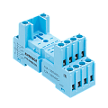 PYF-044BE/2BL 2-ярусная колодка с винтовыми клеммами для 4-конт. реле серии RP, голубая PYF-044BE/2BL 2-ярусная колодка с винтовыми клеммами для 4-конт. реле серии RP, голубая