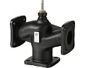Siemens VXF42.40-16 Трехходовой клапан, фланцевый, PN16, DN40, KVS 16 Siemens VXF42.40-16 Трехходовой клапан, фланцевый, PN16, DN40, KVS 16
