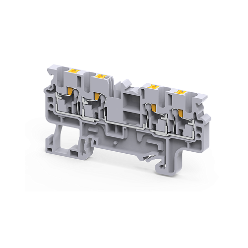 KEAZ Клемма с 4-мя контактами push-in OptiClip СP-2,5-QUATTRO-(0,2-2,5)-I-серый KEAZ Клемма с 4-мя контактами push-in OptiClip СP-2,5-QUATTRO-(0,2-2,5)-I-серый