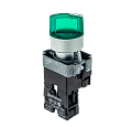 MTB2-BK2361 Переключатель с подсветкой, с фиксацией, 24V AC/DC, зеленый, 2 положения, 1NO MTB2-BK2361 Переключатель с подсветкой, с фиксацией, 24V AC/DC, зеленый, 2 положения, 1NO