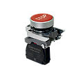 MTB4-BA41622 Кнопка плоская красная, маркировка "STOP", 1NС, IP65, металл MTB4-BA41622 Кнопка плоская красная, маркировка "STOP", 1NС, IP65, металл
