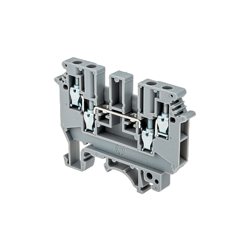 MTU-FO4 Клемма винтовая четырехпроводная, 4 мм², серая MTU-FO4 Клемма винтовая четырехпроводная, 4 мм², серая