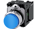 Siemens 3SU1150-0BB50-1BA0 Кнопка, 22mm, круглая, металлическая, синяя, с держателем, 1NO, винтовые клеммы Siemens 3SU1150-0BB50-1BA0 Кнопка, 22mm, круглая, металлическая, синяя, с держателем, 1NO, винтовые клеммы