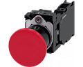 Siemens 3SU1100-1BA20-3FA0 Грибовидная кнопка, 22mm, круглая, пластик, красная, с фиксацией, 1NO+1NC Siemens 3SU1100-1BA20-3FA0 Грибовидная кнопка, 22mm, круглая, пластик, красная, с фиксацией, 1NO+1NC