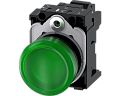 Siemens 3SU1103-6AA40-3AA0 Световой индикатор, 22mm, круглый, пластик, зеленый матовый рассеиватель, с держателем Siemens 3SU1103-6AA40-3AA0 Световой индикатор, 22mm, круглый, пластик, зеленый матовый рассеиватель, с держателем
