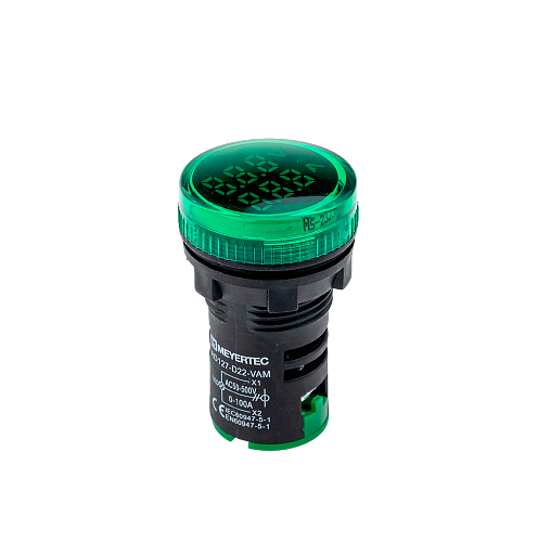 MT22-VAM3 Индикатор тока и напряжения, зеленый MT22-VAM3 Индикатор тока и напряжения, зеленый