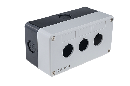 MTB2-PE3 Корпус кнопочного поста, 3 отверстия, серый, IP54 MTB2-PE3 Корпус кнопочного поста, 3 отверстия, серый, IP54