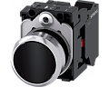 Siemens 3SU1150-0AB10-3CA0 Кнопка, 22mm, круглая, металлическая, чёрная, с держателем, 1nc, пружинные клеммы Siemens 3SU1150-0AB10-3CA0 Кнопка, 22mm, круглая, металлическая, чёрная, с держателем, 1nc, пружинные клеммы