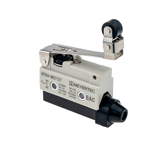 MTB4-MS7127 Выключатель концевой, IP54, рычаг с поворотным роликом MTB4-MS7127 Выключатель концевой, IP54, рычаг с поворотным роликом
