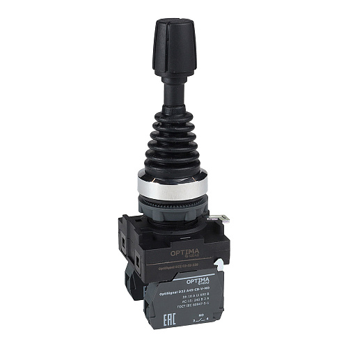 KEAZ Джойстик OptiSignal D22 C5-J2-220 пластиковый 2 положения 2НО без фиксации KEAZ Джойстик OptiSignal D22 C5-J2-220 пластиковый 2 положения 2НО без фиксации