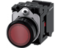Siemens 3SU1102-0AB20-3CA0 Кнопка с подсветкой, 22mm, круглая, пластик, красная, плоская, контакты мгновенного действия Siemens 3SU1102-0AB20-3CA0 Кнопка с подсветкой, 22mm, круглая, пластик, красная, плоская, контакты мгновенного действия