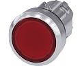 Siemens 3SU1051-0AA20-0AA0 Кнопка-актуатор с подсветкой, 22 мм, круглая, металлическая, красная, с фиксацией Siemens 3SU1051-0AA20-0AA0 Кнопка-актуатор с подсветкой, 22 мм, круглая, металлическая, красная, с фиксацией