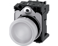 Siemens 3SU1152-6AA60-1AA0 Световой индикатор, 22mm, круглый, металлический, белый матовый рассеиватель Siemens 3SU1152-6AA60-1AA0 Световой индикатор, 22mm, круглый, металлический, белый матовый рассеиватель