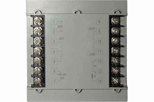 INNOCONT Температурный контроллер, 2 дисплея, 4 разряда, 96x96x63 мм, 2 аварийных выхода, 110-220VAC, выход: реле + твердотельное реле TR-B-L INNOCONT Температурный контроллер, 2 дисплея, 4 разряда, 96x96x63 мм, 2 аварийных выхода, 110-220VAC, выход: реле + твердотельное реле TR-B-L