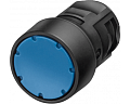 Siemens 3SB2001-0AF01 Переключатель диаметром 16mm с подсветкой, плоская кнопка синего цвета Siemens 3SB2001-0AF01 Переключатель диаметром 16mm с подсветкой, плоская кнопка синего цвета
